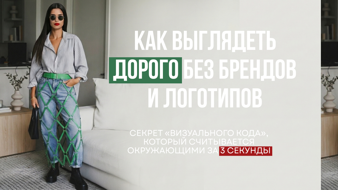 как выглядеть дорого без брендов и логотипов